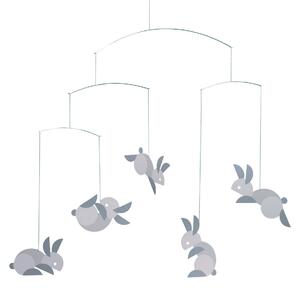 Flensted Mobiles Circular bunnies mobile multi