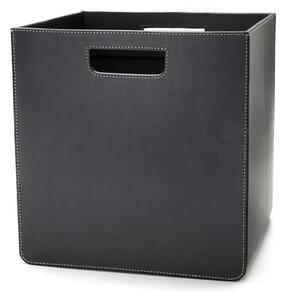Ørskov Ørskov storage box black with white stitches