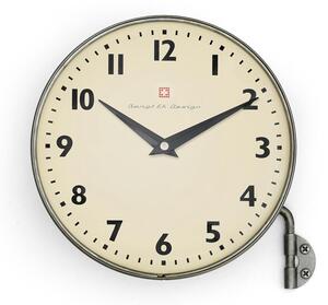 Bengt Ek Design Bengt Ek wall clock mounted on arm zinc