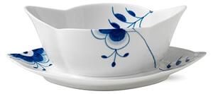 Royal Copenhagen Blue Fluted Mega sauce bowl with saucer 55 cl