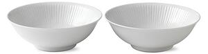 Royal Copenhagen White Fluted bowl 2-pack 35 cl