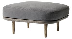 &Tradition Fly Pouf Sc9 Smoked oiled oak + grey fabric