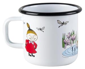 Muurla Little My enamel mug white 3.7 dl