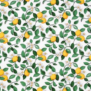 Arvidssons Textil Citronlycka oilcloth white