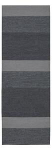 Scandi Living Granite wool rug dark grey 80x240 cm