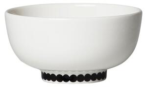 Marimekko Oiva Räsymatto bowl 3 dl black and white
