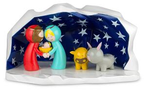 Alessi Happy Eternity baby crib with porcelain figures 1 set