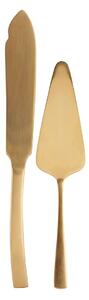 House Doctor Golden cake set 2 pieces