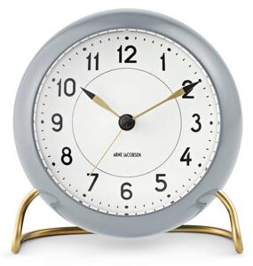 Arne Jacobsen Clocks AJ Station clock 12 cm grey-white
