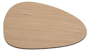 LIND DNA Cut & Serve curve chopping board L Ash