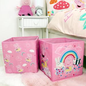 Set of 2 3.6L Peppa Pig Storage Cubes