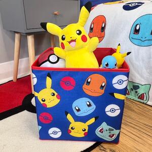 Set of 2 3.6L Pokemon Storage Cubes Multicoloured