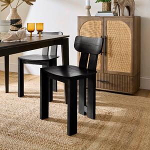 Cairo Dining Chair, Stained Ash Black