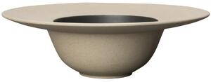 Byon Fumiko soup plate Beige-black