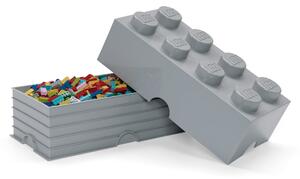 LEGO 8 Brick Storage Box Light Grey