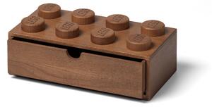 LEGO Wooden 8 Desk Drawer Dark Oak