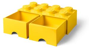 LEGO 8 Brick Drawer Yellow