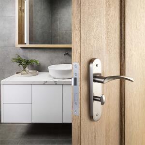 Sandleford Parma Bathroom Lever Set - Brushed Nickel