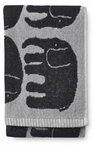 Finlayson Elefantti hand towel 50x70 cm Black-grey