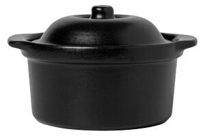 Broste Copenhagen Vig oven dish with lid black Large
