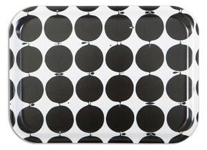 Opto Design Tallyho tray 27x20 cm Black-white