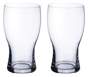 Villeroy & Boch Purismo pint beer glass 2-pack Clear