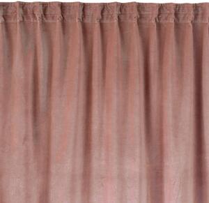 Linum Paolo curtain with gathering tape Dusty Pink