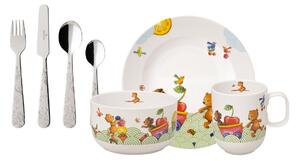 Villeroy & Boch Hungry as a Bear children's dinnerware and cutlery 7 pieces