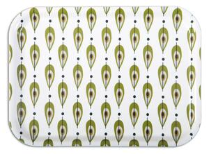 Opto Design High Pears tray olive green 36x28 cm