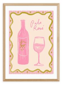 Pale Rose Print by Emmy Lupin Studio Pink