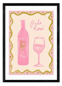 East End Prints Pale Rose Print by Emmy Lupin Studio Pink