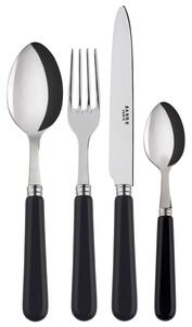 SABRE Paris Basic cutlery 24 pcs black