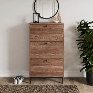 Fulton Pine Shoe Storage Cabinet