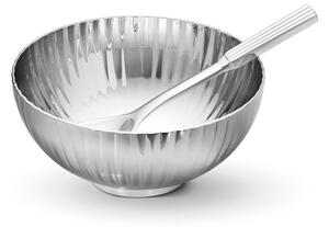 Georg Jensen Bernadotte salt bowl with spoon Stainless steel