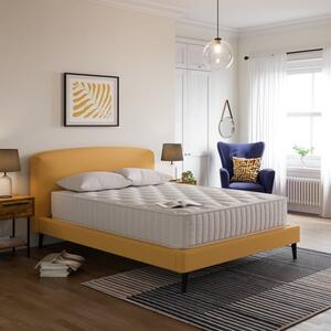 Modern Curved Upholstered Bed Frame