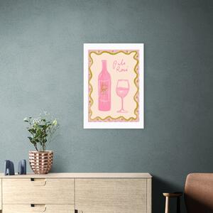 Pale Rose Print by Emmy Lupin Studio Pink