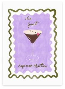 Espresso Print by Emmy Lupin Studio Purple