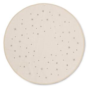 Ferm LIVING Star Christmas tree rug Ø120 cm Sand