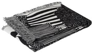 Marimekko Siirtolapuutarha blanket 130x180 cm Off white-black