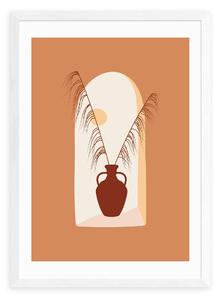 Uva Grass Print by Sundry Society Orange