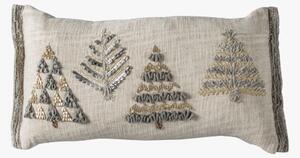 Embroidered Fir Trees Cushion
