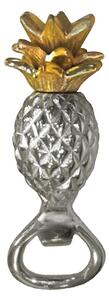 Culinary Concepts Pineapple bottle opener pineapple Silver-gold