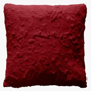 Berg Faux Fur Cushion in Red