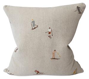 Fine Little Day Skiers pillowcase 48x48 cm Nature