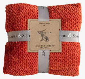 Hermes Chevron Throw in Chilli Red