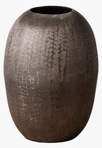 Kir Metallic Textured Vase in Copper