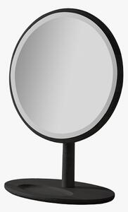 Rebecca Oak Dressing Table Mirror in Black