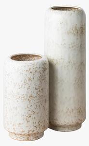 Sheba Gloss Vase Set in Bone