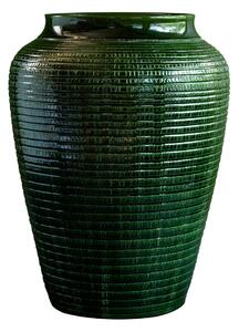 Bergs Potter Willow vase glazed 35 cm Green emerald