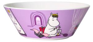 Arabia Snorkmaiden purple Moomin bowl purple